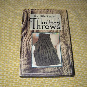 BOX OF KNIT THROWS TO MAKE
